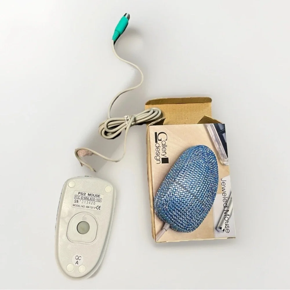 NEW Jeweled Computer Mouse – Gallery Design – Y2K Glam – NIB